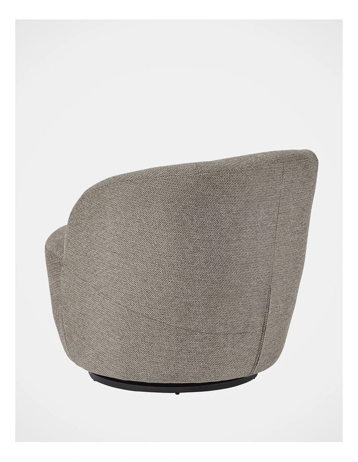 Sadie Swivel Armchair in Mushroom image 7