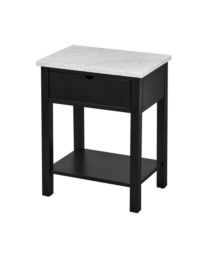 Cooper&CoToorakMarbleTopBedsideTableBlack