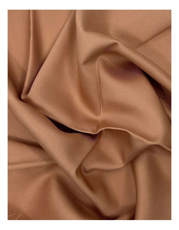 Bamboo Twill Weave Fitted Sheet in Terracotta image 1
