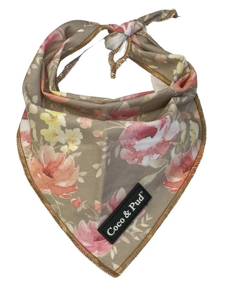 NEW! Coco & Pud Vintage Garden Cotton Dog Bandana image 1