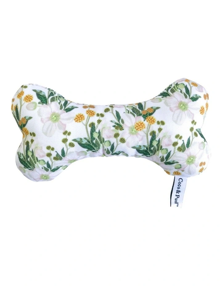 Coco & Pud Windflower Bone Dog Toy image 1