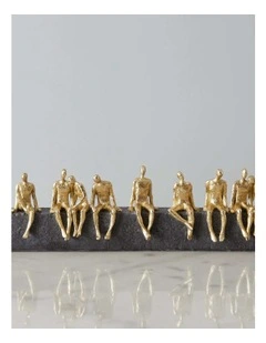 Collective Resin Decorative in Gold