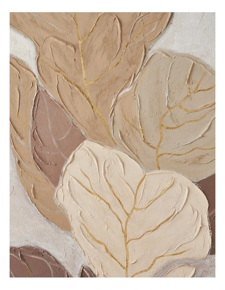 Verdant Bloom Painting in Beige image 2