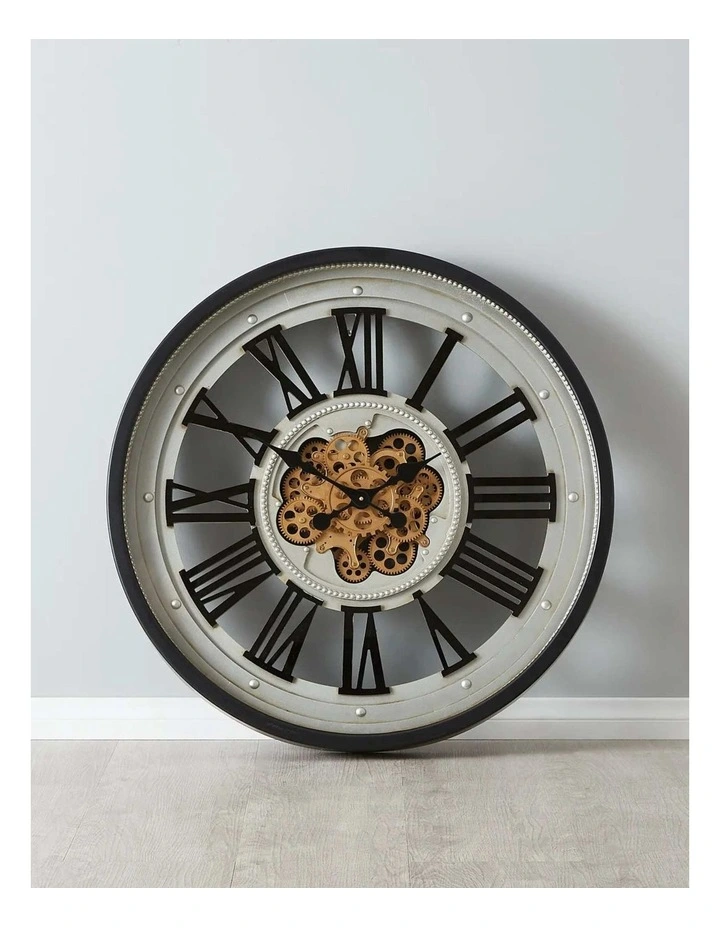 Sigmund Round Clock in Black image 1