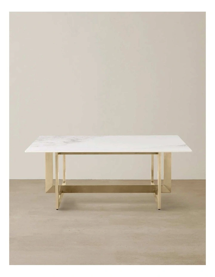 Dianne Sintered Coffee Table in White image 1