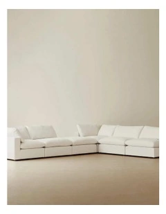 Elora II Arctic Modular Sofa in White