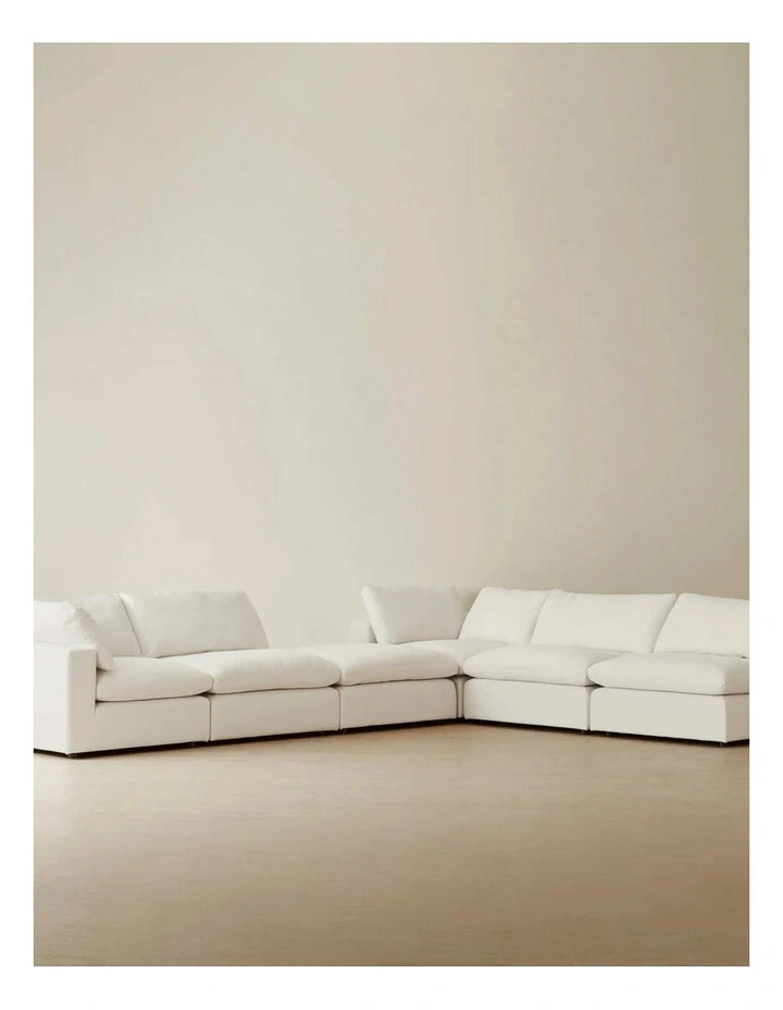 Elora II Arctic Modular Sofa in White image 1