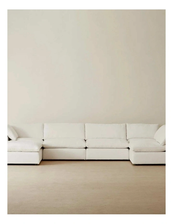 Elora II Arctic Modular Sofa in White image 2