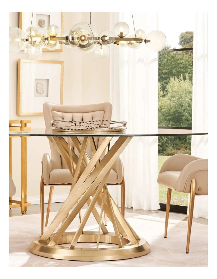 Bubbles Transparent Glass Chandelier 120 cm in Clear image 3