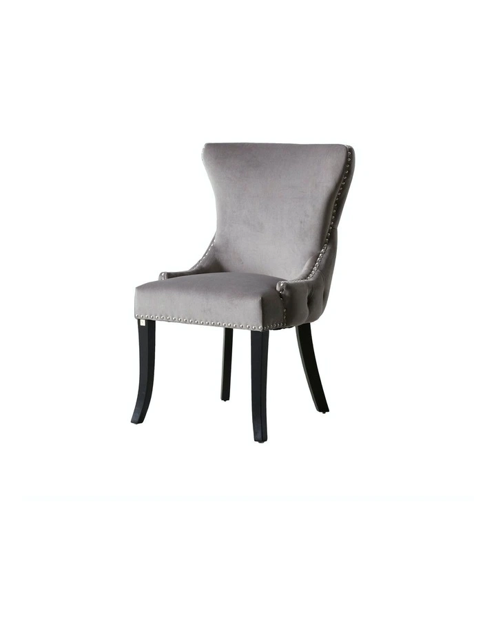 Camille Dining Chair in Pebble Grey image 1