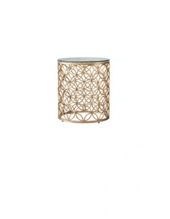 Cody Side Table in Gold