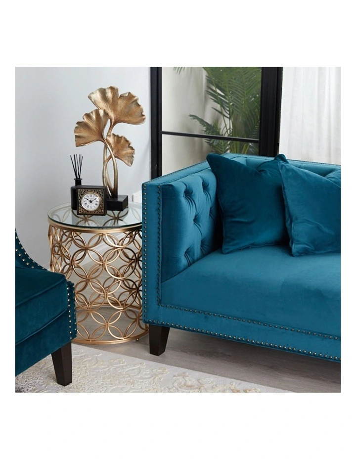 Cody Side Table in Gold image 3
