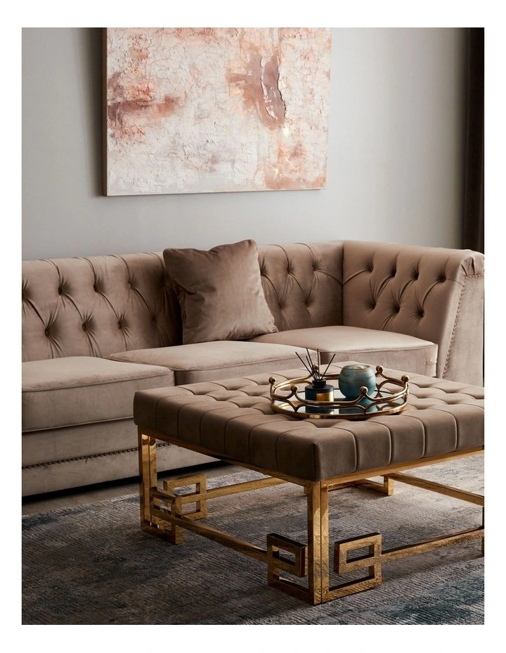 Audrey Corner Sofa in Beige image 5