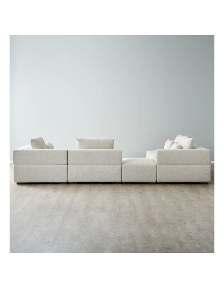 Riviera Isabelline Corner Sofa in White image 3