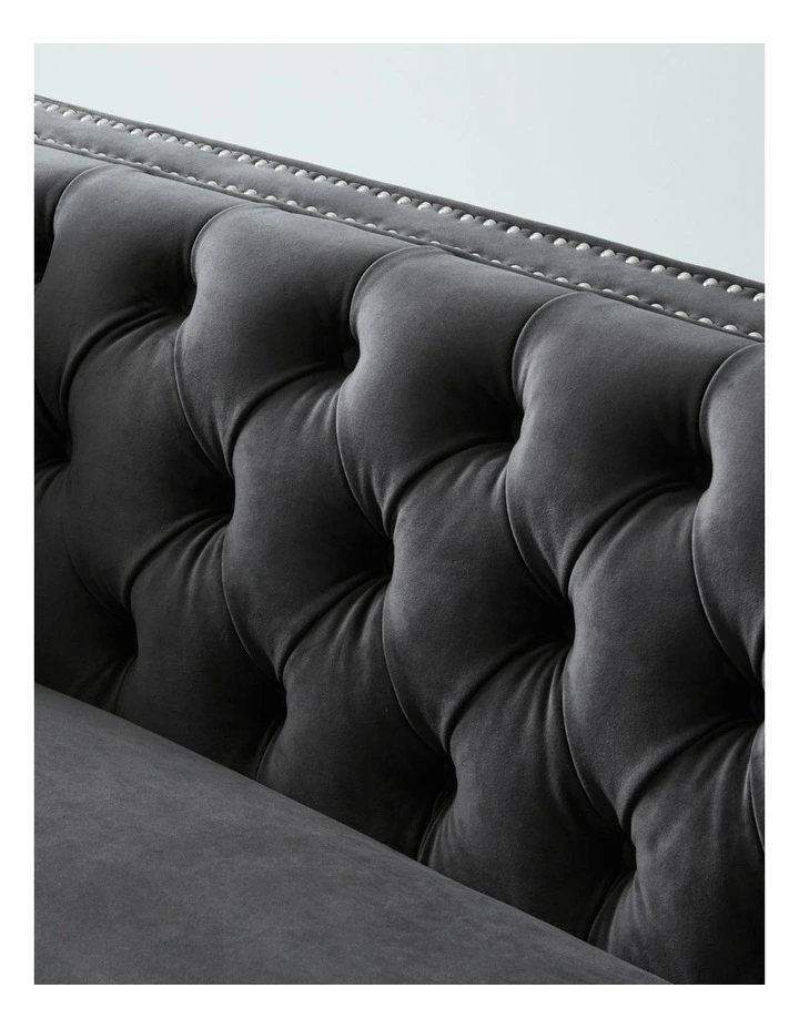 Vogue 3 Seater Sofa in Grey image 5