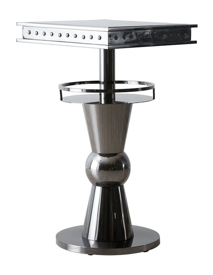 Wyatt Bar Table in Silver image 1