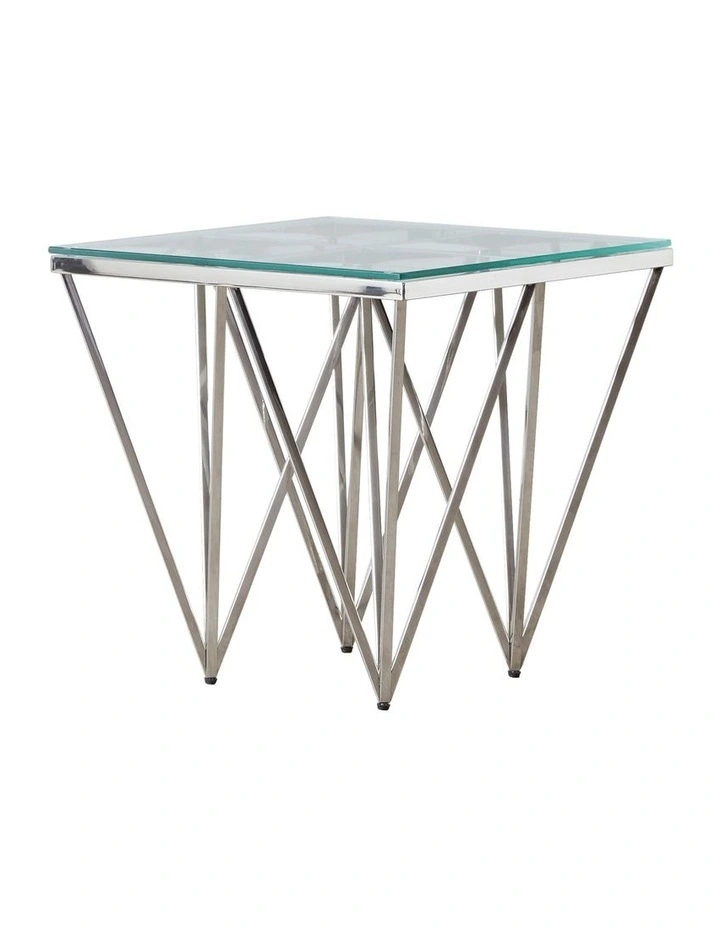 Millie Side Table in Silver image 1