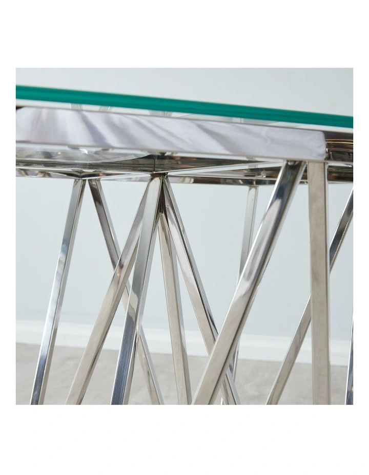 Millie Side Table in Silver image 2