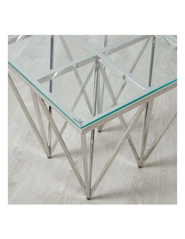Millie Side Table in Silver image 4