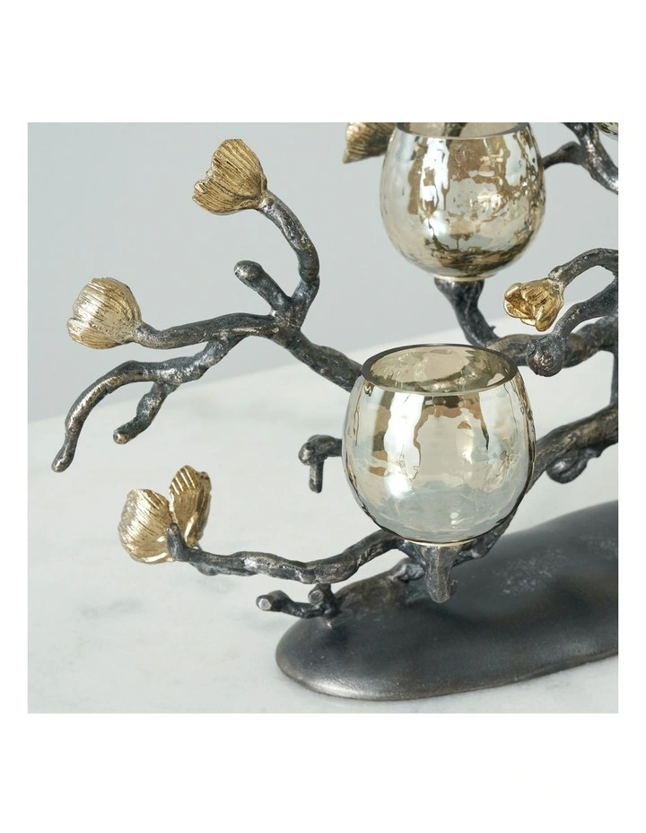 Blooming Branches Candle Holder in Black image 4