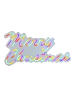 Merry Christmas Neon Sign 50cm in Multicolour