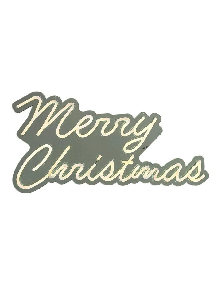 Merry Christmas Neon Sign Lights 50cm image 1