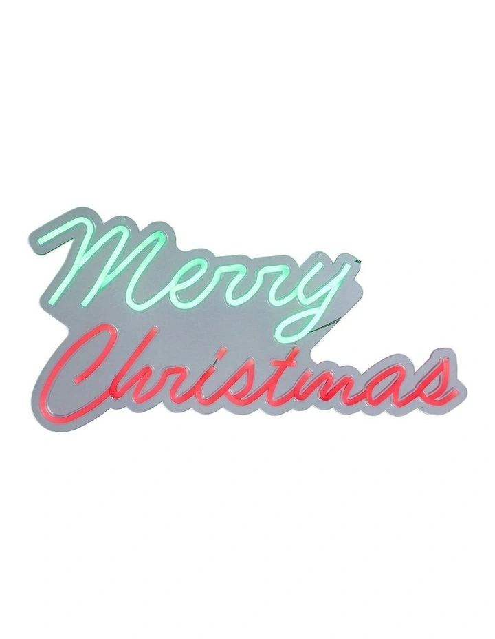 Merry Christmas Neon Sign Lights 50cm image 1