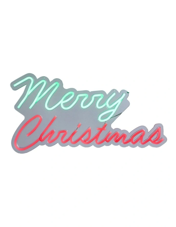 Merry Christmas Neon Sign Lights 50cm image 1