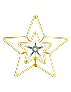 Digital Shooting Neon Star 55 x 51cm