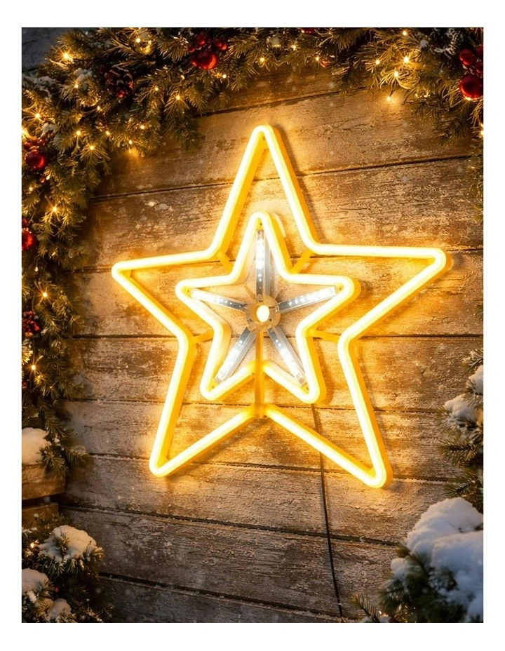 Digital Shooting Neon Star 55 x 51cm image 2