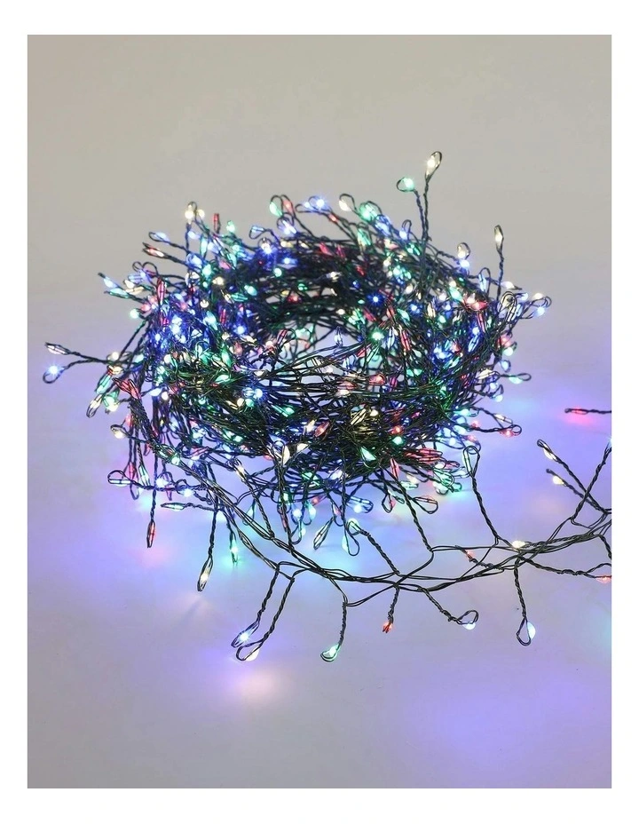 640 Micro LED Cluster Light Dark Green Cable Multicolour image 2