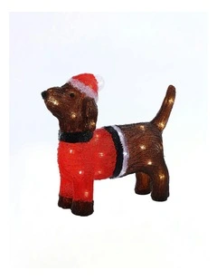 Acrylic Dachshund Dog H36cm