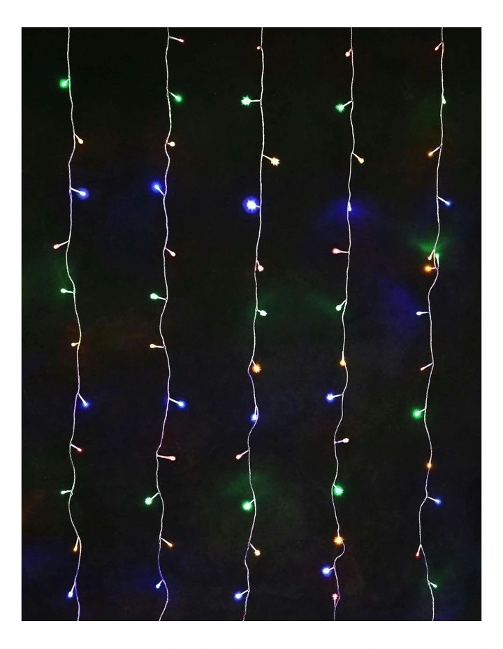 Solar Powered 160 LED Curtain Light image 1