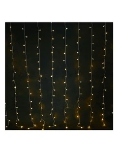 Solar Powered 160 LED Curtain Light
