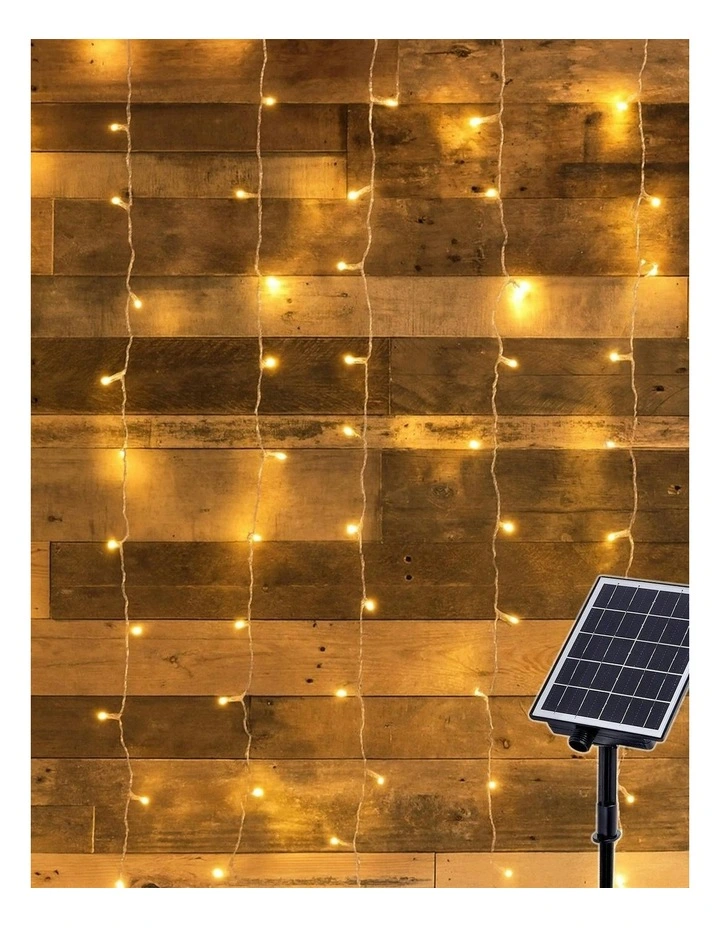 Solar Powered 160 LED Curtain Light image 2