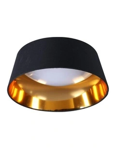 Flushella Ceiling Light in Black