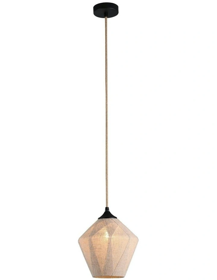 Diamond Vespera Pendant Light in Beige image 1