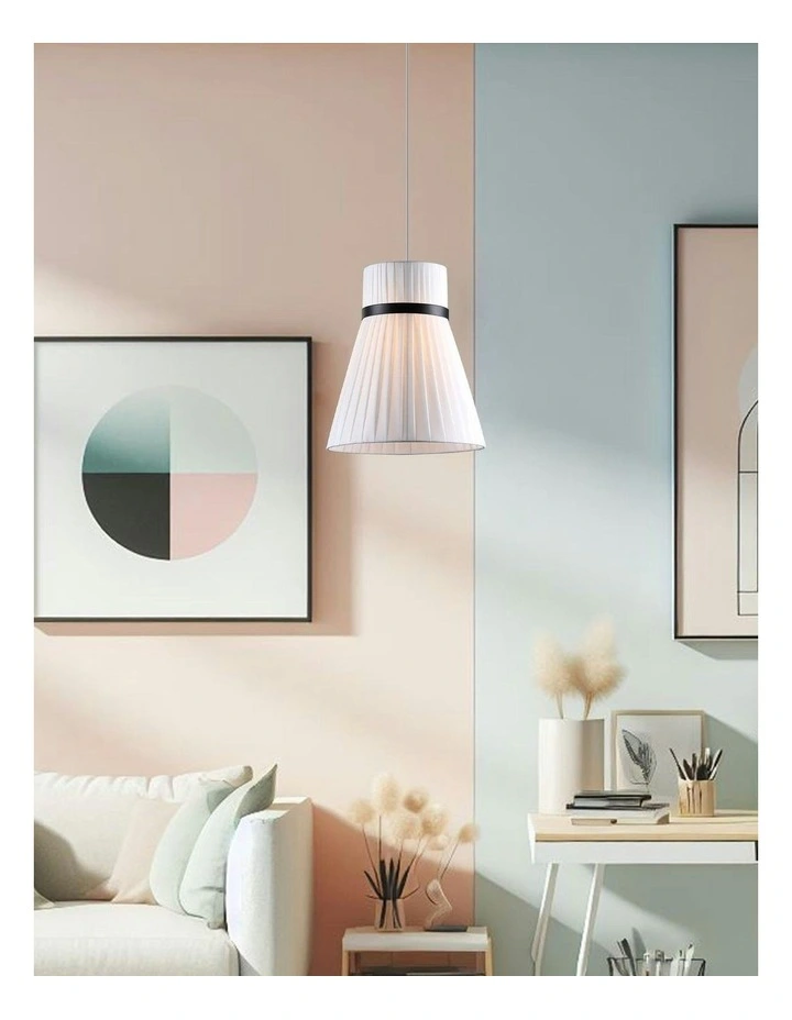 Bellina Pendant Light Small/Long Bell in White image 4