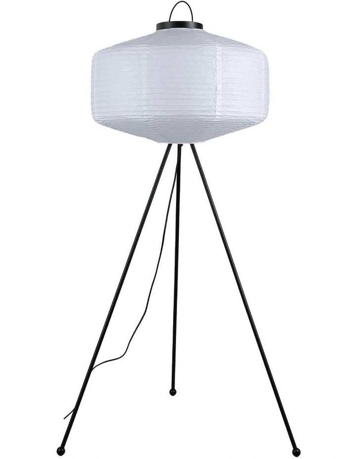Seren Tripod Floor Lamp in White image 4