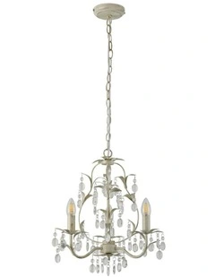 Stella 3 Lights Chandelier in Gold
