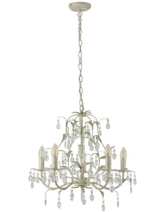 Stella Chandelier 5 Lights in Gold
