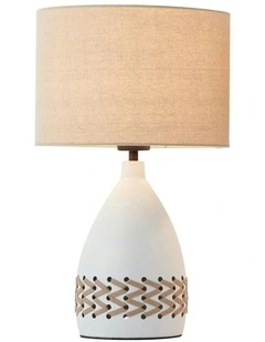 Piper Table Lamp in White