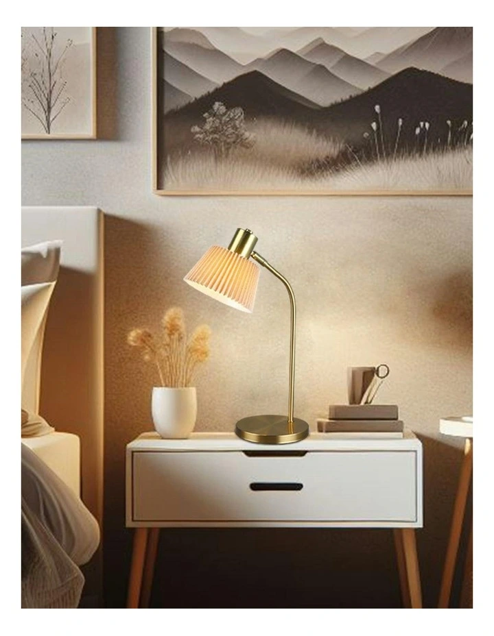 Ruston Table Lamp in Gold image 3