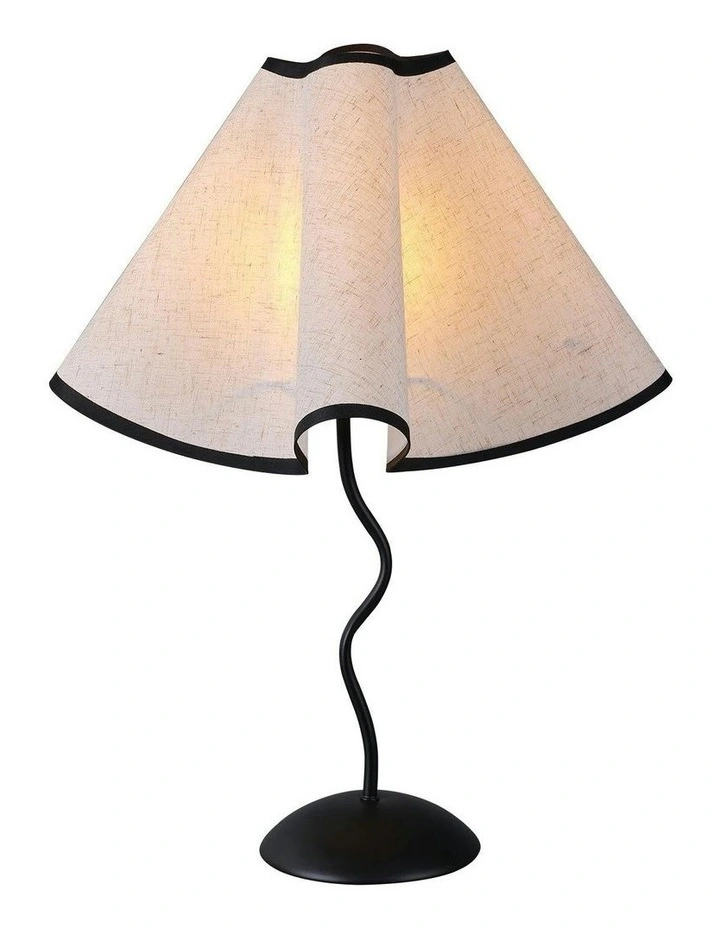 Wyatt Table Lamp in Black image 2