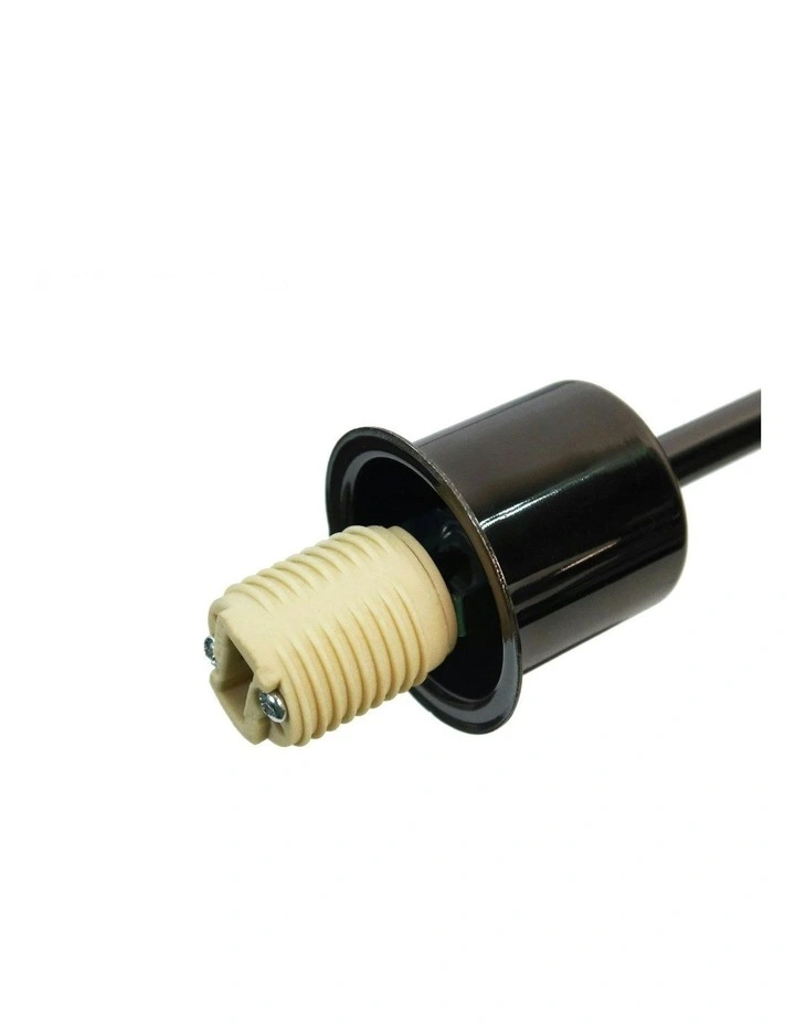 Opal Glass Grette Pendant 6 Lights in Black image 7