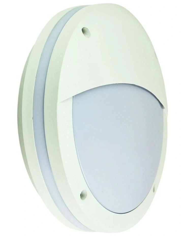 Tonato Eyelid Outdoor E27 Bulkhead Light in White image 2