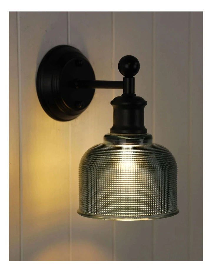 Brighton Wall Light in Black/Blue image 2