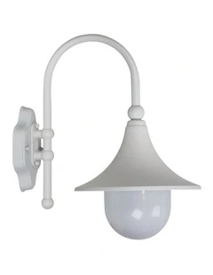 Moca Outdoor Wall Light in White