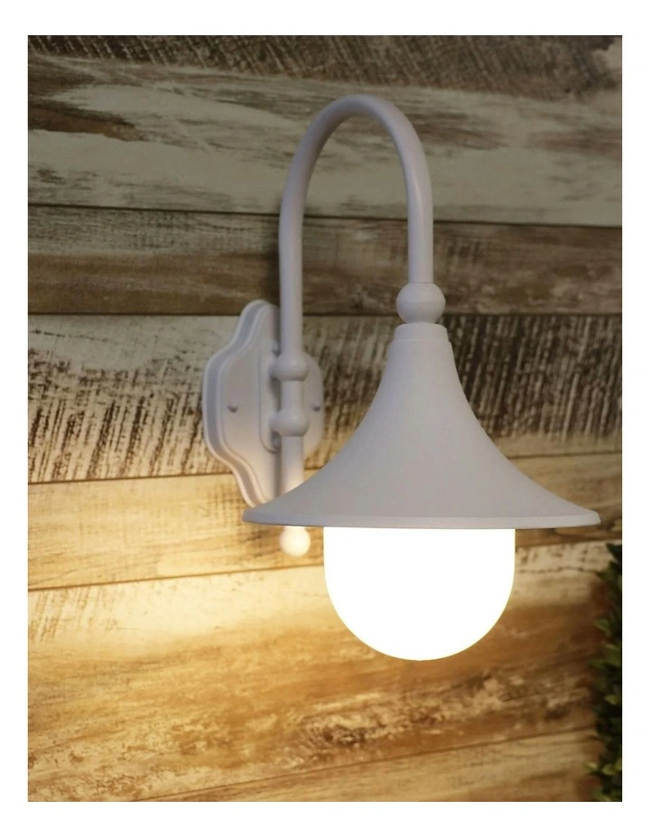 Moca Outdoor Wall Light in White image 2