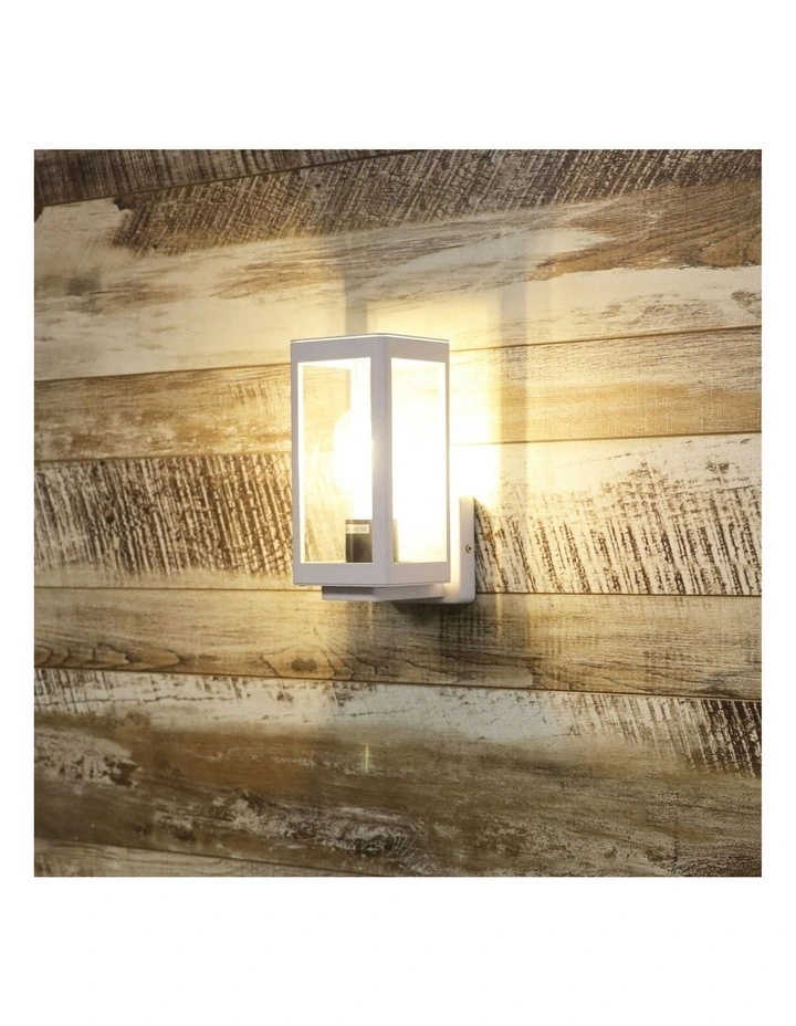 Portico Outdoor Wall Light in White image 2